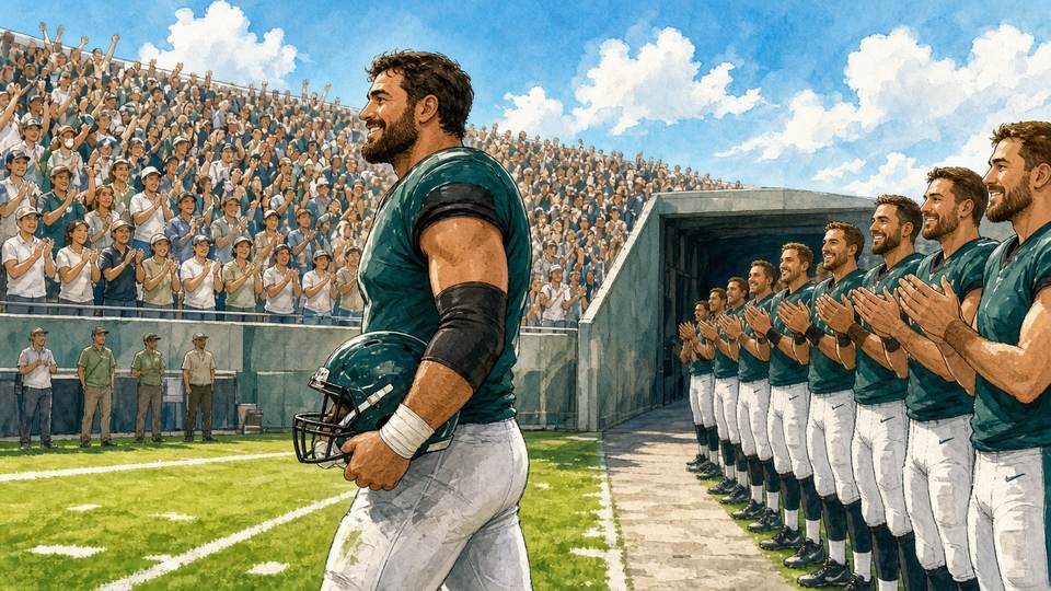 Eagles OT Lane Johnson announces retirement after decorated 14-year NFL career – Yahoo Sports